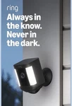 Ring Spotlight Cam Plus Battery, Hd Video, Two-way Talk, Night Vision, Siren. Fixed Price $144.99.