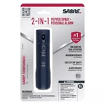Sabre F15pa 2-in-1 Pepper Spray + Personal Alarm, Navy Textured Case Key Ring. Fixed Price $30.99.