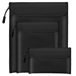 Lihengkong Fireproof Waterproof Document Bag 3-pack Black 2000 Money. Fixed Price $17.58.