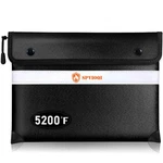 Upgraded 5200 F Fireproof Document Bag - Heat Insulated, With Z.... Fixed Price $28.31.