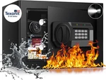 1.2 Cubic Feet Small Fire Safe Box For Home, Fireproof Lock Box, Security Money. Fixed Price $118.43.