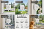 Girafit W150 2k Window Camera Ai Motion Detection Dual Wifi New Sealed 1 Pack. Fixed Price $29.00.