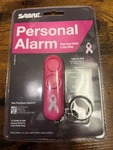 Sabre 120db Siren Personal Safety Alarm W/keychain Accessory Pink Breast Cancer. Fixed Price $11.49.