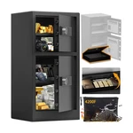 Kaer 8.6 Cuft Heavy Duty Dual Door Safe Box Fireproof Waterproof With Hidden .... Fixed Price $362.30.