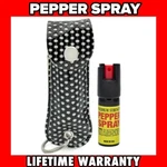 Black Bling Pepper Spray Maximum Strength + Holster Case Self Defense New. Fixed Price $7.55.