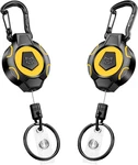 2-pack Upgraded Retractable Keychain, 10 Oz Retraction, 31.5" Stainless Steel Co. Fixed Price $26.99.