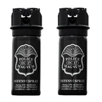 2 Police Magnum Pepper Spray Ounce Flip Top Fogger Safety Personal Defense. Fixed Price $16.95.