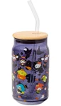 Silver Buffalo Sanrio Hello Kitty & Friends Halloween Glass Tumbler Bamboo Lid. Fixed Price $12.99.