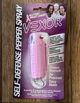 Vexor Pepper Spray Police Strength Flip-top Grip Rose Case & Finger Pink. Fixed Price $25.00.