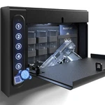 Xdeer Biometric Wall Safe Without Gas Strut For Quick Access Hidden Storage. Fixed Price $127.98.