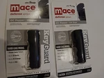 Lot Of 2 Mace Key Guard Pepper Spray Hard Case - Black Made In Usa. Fixed Price $28.00.