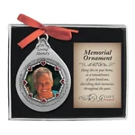 In Loving Memory Christmas Ornament Frame For Man Memorial Keepsake Gift. Fixed Price $15.00.