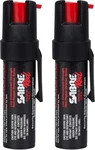 Sabre Red Compact Pepper Spray, Max Police 0.67 Fluid Ounces, Black, 2-pack. Fixed Price $24.62.