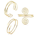 Niceight 3pcs Arm Cuff For Women Open Upper Bangle Armlet Gold Silver. Fixed Price $14.10.