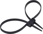 10 Pcs Heavy Duty Strong 250-lb Police Zip Tie Handcuff Nylon Double Black. Fixed Price $14.63.