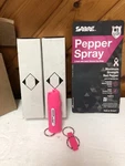 2 Pack Sabre Pink Pepper Spray Repellent Self Defense Protection 25 Bursts. Fixed Price $19.99.