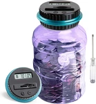 Large Piggy Bank For Adults Kids, Vcertcpl Digital Coin Counting With 1.8l. Fixed Price $19.01.