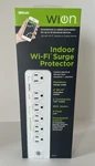 Wion 50051 - Indoor Wi-fi Surge Protector, 6 Grounded Outlets New/unopened. Fixed Price $14.00.