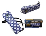 Streetwise Ladies' Choice 21,000,000 Stun Gun, Flashlight + Alarm Blue Daisy. Fixed Price $25.95.