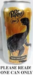 Diet Dr. Pepper "jurassic World Dominion Therizinosaurus" Usa 2022 New Full 12oz. Fixed Price $12.49.