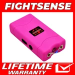 Fightsense Stun Gun Mini Pink Vts-880 335 Bv Rechargeable Led Flashlight. Fixed Price $9.99.