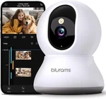 Blurams Security Camera 2k Baby Monitor, 360 Mtn Tracking, Night Vision, 2-way. Fixed Price $29.95.