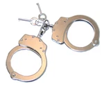 Defender Police Style Handcuffs With Keys Double Lock Steel Restraint Tool. Fixed Price $21.99.