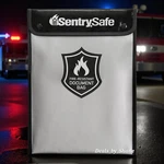 Sentrysafe Fbwlz0 Fire And Water Resistant Document Bag 15" X 11" Bug Out Go. Fixed Price $23.79.
